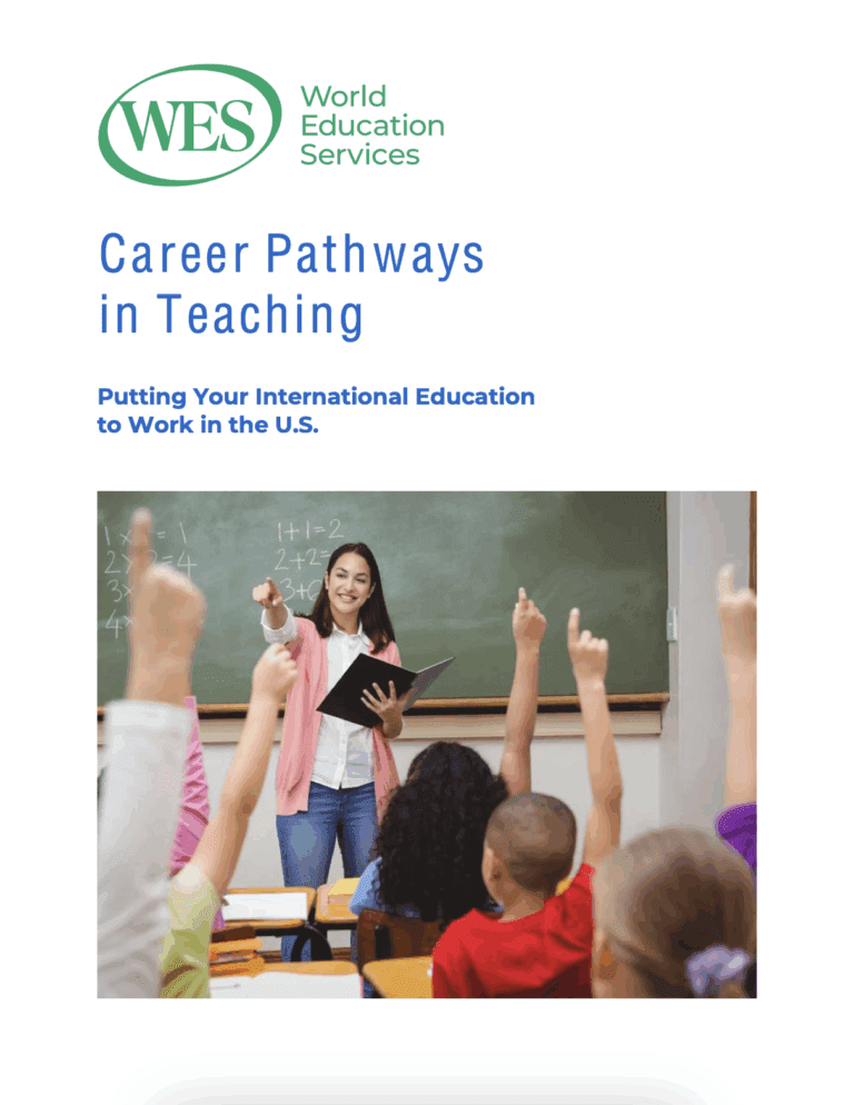 Career Pathways in Teaching: Putting Your International Education to Work in the U.S.